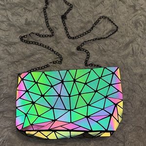 Chrome crossbody bag